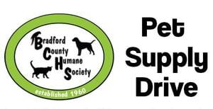 pet supply drive