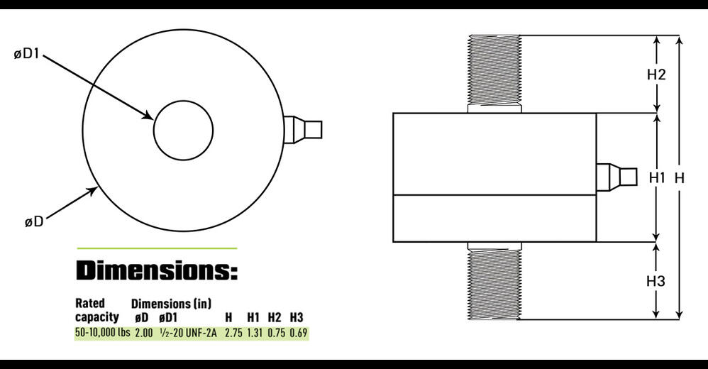 model htc load cell diagram
