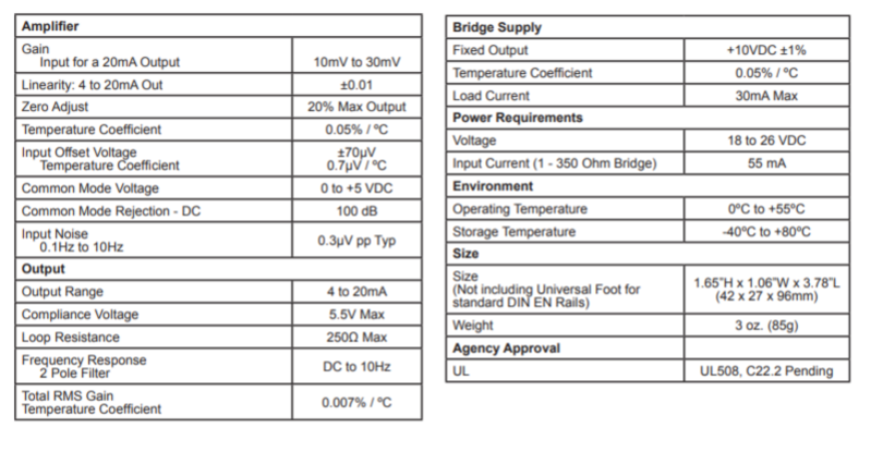 OM-26 specifications