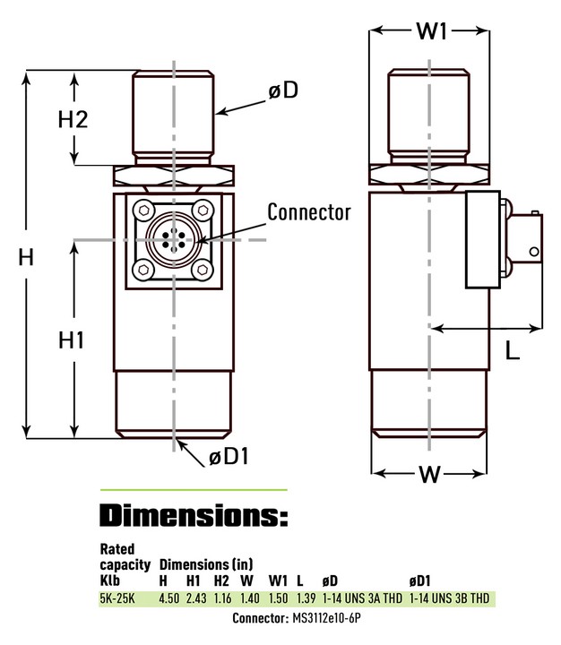 relc-t load cell diagram