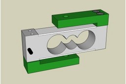 Single Point Load cell mounting example