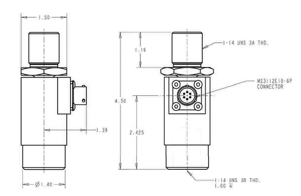 Rod End Load Cell Dimensions