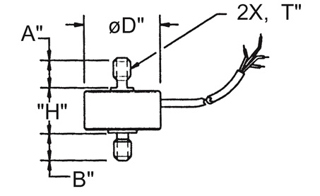 miniature load cell dimensions